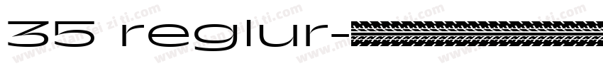 35 reglur字体转换
